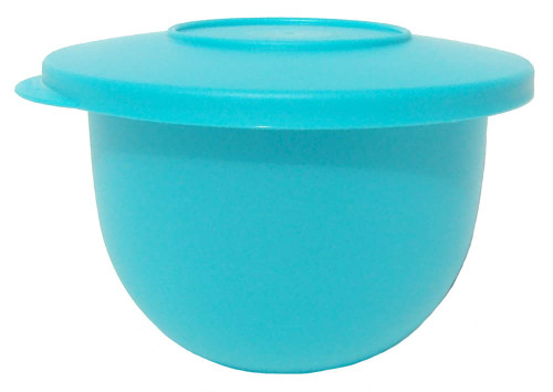 Tupperware Impression Small 2.5 Cup Mixing Bowl in Aqua Blue