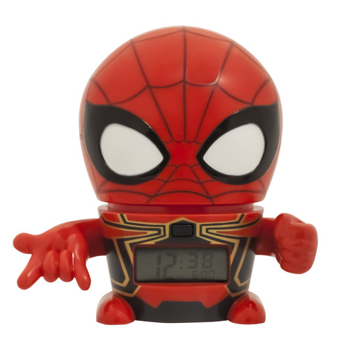 BulbBotz Infinity War Iron Spider Night Light Marvel Avengers Alarm Clock
