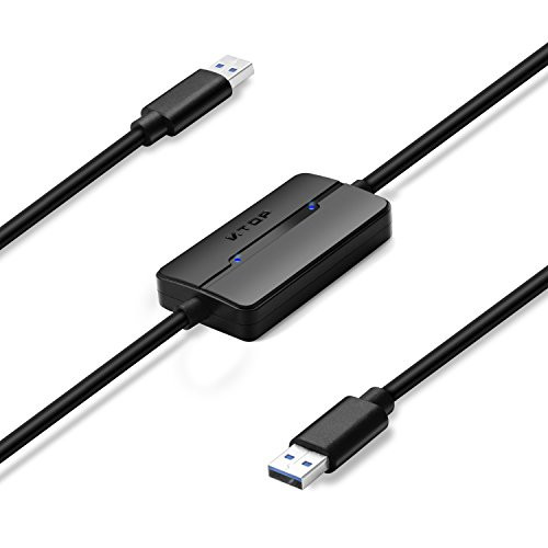 VTOP Computer Data Transfer Solution - USB 3.0 Data Transfer Cable - Quickly and Easily Transfer Your Windows OS or Mac Files to Your New Computer- 2M Length