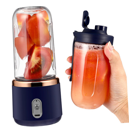 KJHBV Mini Juicer Machine Electric Juice Maker Rechargeable Juicer Rechargeable Cordless Juicer Small Juicer Electric Juice Machine Portable Stainless Steel