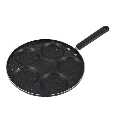 BESTOYARD Egg Skillet 1pc Omelet Pan Griddle Pan Non Stick Frying Pan Omelette Pan Cooking Pot Six-hole Mold Pancake Pot Multi Egg Cooking Pan Egg Frying Pan Hamburger Aluminum Egg Pan