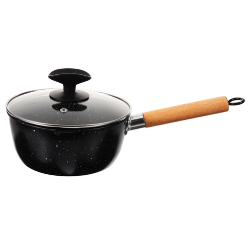 BESTOYARD Maifan Stone Milk Pot Small Saucepan Non Stick Frying Pan Skillet with Lid Candy Warming Pot Noddles Pot Soup Griddle Kitchen Sauce Pan Pot Baby Dropshipping Iron
