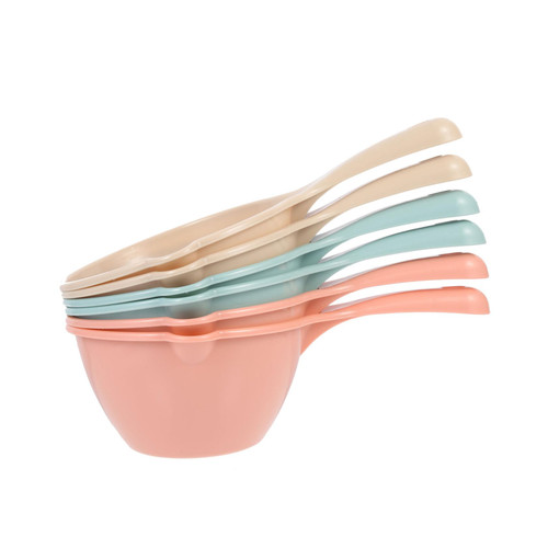 ABOOFAN 6pcs Pp Water Ladle Plastic Spoons Soup Ladle Spoon Water Dippers Ladles Household Gadgets Big Convenient Water Spoon Water Scoop Kitchen Utensil Water Bath Baby Water Filter