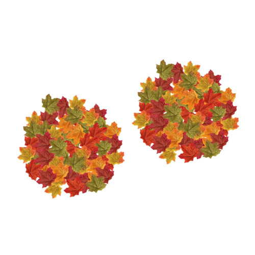 Abaodam 1000 Pcs Thanksgiving Faux Maple Leaves Fall Artificial Maple Fall Leaves Fall Maple Leaves Fall Maple Garland Outdoor Wedding Decor Faux Plants Leaf Decor Fake Leaves Autumn Cloth