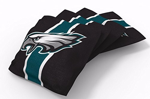 PROLINE 6x6 NFL Philadelphia Eagles Cornhole Bean Bags - Stripe Design (A)