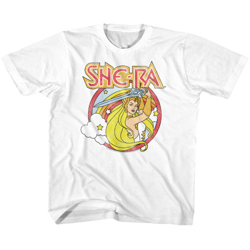 Masters of The Universe She-Ra Rainbow Sword Youth Short Sleeve T-Shirt Graphic Tee