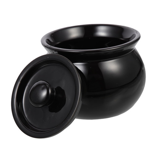 HOMSFOU Crock Stew Kettle Soup Pot French Onion Soup Oven Safe French Onion Soup Bowls Steam Soup Bowl Soup Bowls with Handles Stew Pan Soup Mug with Lid Soup Cup At Home Bean Pot Ceramics