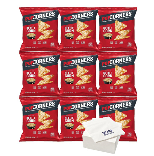 PopCorners Popped Corn Chips (1 ounce bags) (Kettle Corn) PopCorners Popped Corn Chips (1 ounce bags) (Kettle Corn)