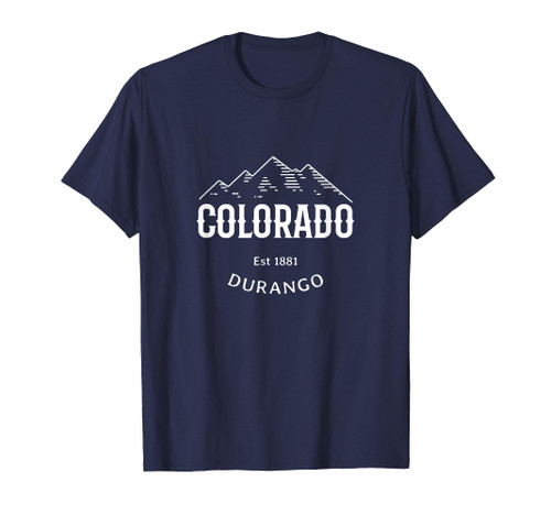 Original Durango Colorado Rocky Mountains Graphic Design T-Shirt Original Durango Colorado Rocky Mountains Graphic Design T-Shirt