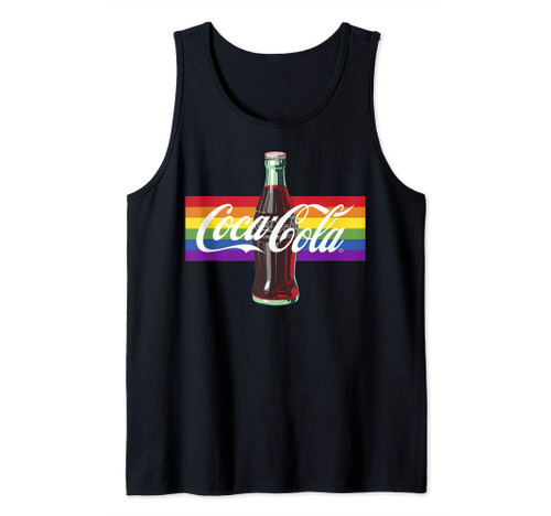 Coca-Cola Pride Rainbow Panel Bottle Logo Tank Top
