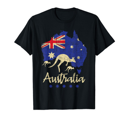Australia - Kangaroo Australian Lover Wildlife Zoo Animal T-Shirt Australia - Kangaroo Australian Lover Wildlife Zoo Animal T-Shirt