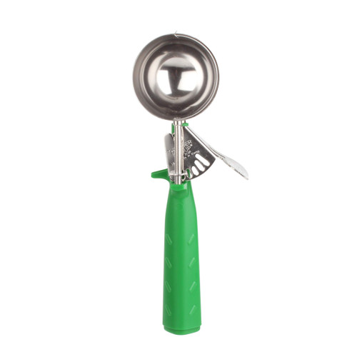 Thunder Group 2-2/3 oz disher,#12 green, triangle handle, comes in each