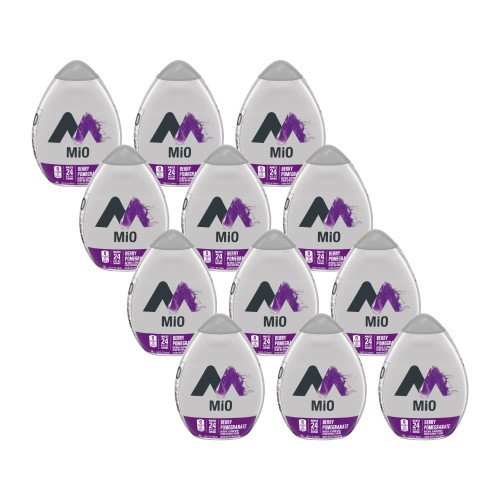 Mio Liquid Water Enhancer, Berry Pomegranate, 1.62 OZ, (Pack of 12)