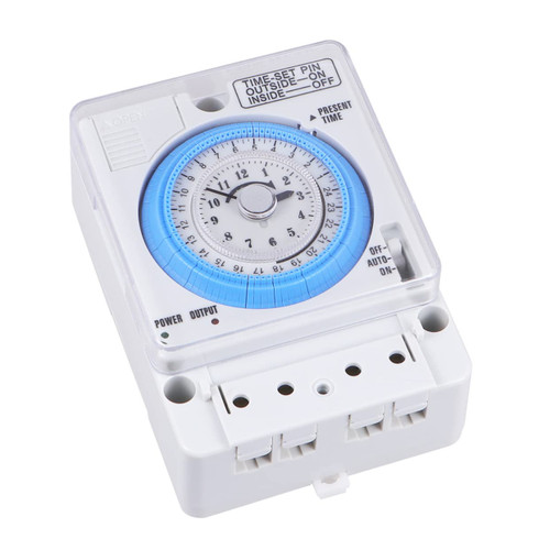 GRIRIW Mechanical Outlet Timer Mechanical Stopwatch Precise Timer Water Distiller Egg Timer Timers for Pool Timer Mechanical Kitchen Timer Electrical Outlet Thumbtack Light Bulb