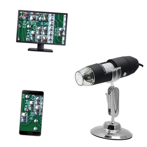 Homoyoyo 3 1 Magnification Digital Microscope USB Microscope 8- Led Mini USB Computer Microscope Pocket Magnifying Glass Pocket Microscope Portable Microscope Magnifier Handheld