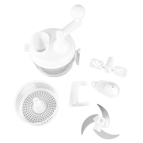 Vegetable Chopper, Full Function Vegetable Chopper White Full Function Vegetable Cutter Hand Cranked Vegetable Cutter for kitchen