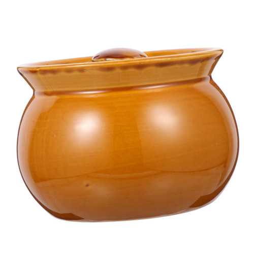 ABOOFAN Crock Japanese Stew Pot Earthen Cooking Pots Kitchen Ceramic Soup Pot Kitchen Ceramic Stew Jar Soup Stew Pot Home Stewed Soup Pot Kitchen Tableware Onions Korean Clay Pot Ceramics