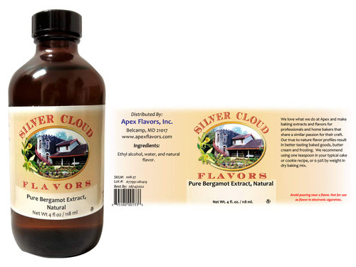 Pure Bergamot Extract, Natural - 4 fl. oz. bottle