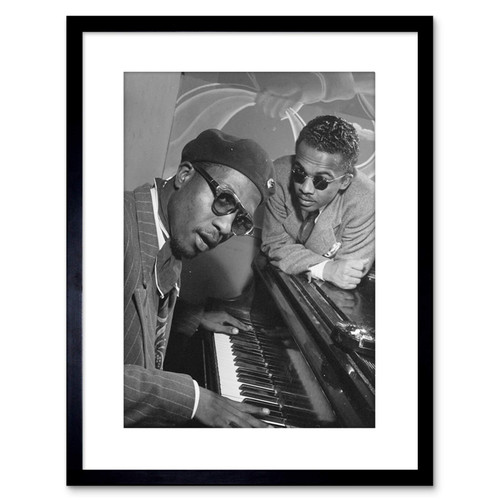 The Art Stop Music Vintage Photo Jazz Legend Thelonious Monk Piano Framed Print F97X7596
