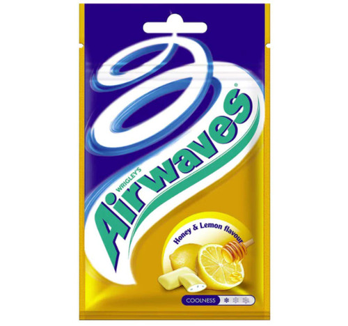 Wrigley's Airwaves Honey & Lemon Sugarfree Gum - 5 packs