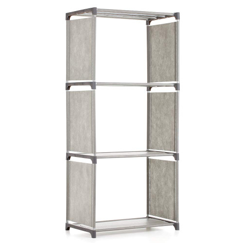 Maiju 4-Shelf Bookcase Book Shelves Bookshelf Storage Bin Books Display Shelving Unit Organizer