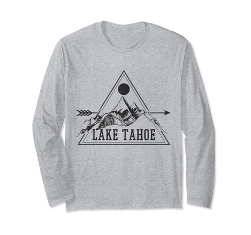 Lake Tahoe Vintage Mountains California Long Sleeve T-Shirt