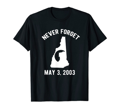 Never Forget Old Man of the Mountain New Hampshire T-Shirt