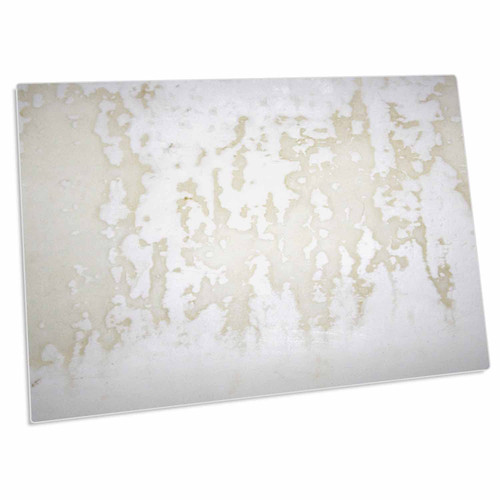 3dRose Florene Grunge - Grunge Scratched Ceramic White On White - Desk Pad Place Mats (dpd-60505-1)