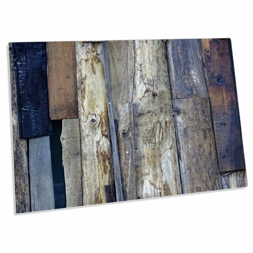 3dRose Image of Closeup of Vintage Blue and Weathered Wood - Desk Pad Place Mats (dpd-348934-1)