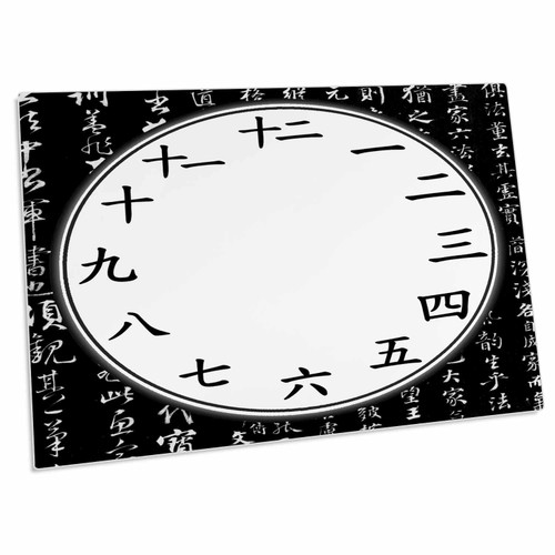 3dRose Numbers in Chinese Mandarin Clock face - Kanji... - Desk Pad Place Mats (dpd-362968-1) 3dRose Numbers in Chinese Mandarin Clock face - Kanji... - Desk Pad Place Mats (dpd-362968-1)