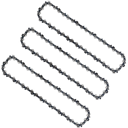 Opuladuo 3PC 10 Inch Chainsaw Chains, Replacement Chain for WORX WG309,10'' Chain for Sun Joe SWJ803E SWJ807E - 3/8'' .050'' 40 Drive Links