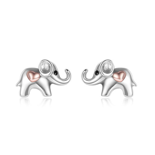 ONEFINITY Elephant Earrings Sterling Silver Elephant Stud Earrings Elephant Jewelry for Women Girls Gifts ONEFINITY Elephant Earrings Sterling Silver Elephant Stud Earrings Elephant Jewelry for Women Girls Gifts
