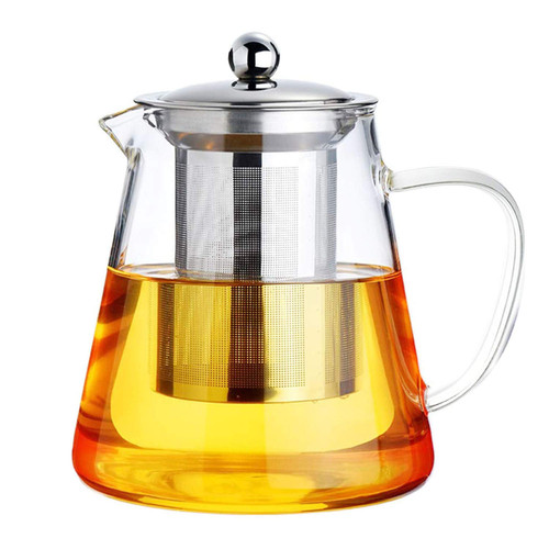 950ml/ 32OZ Glass Teapot with Removable Infuser, Stovetop Safe Tea Kettle, Blooming and Loose Leaf Tea Maker Set 950ml/ 32OZ Glass Teapot with Removable Infuser, Stovetop Safe Tea Kettle, Blooming and Loose Leaf Tea Maker Set