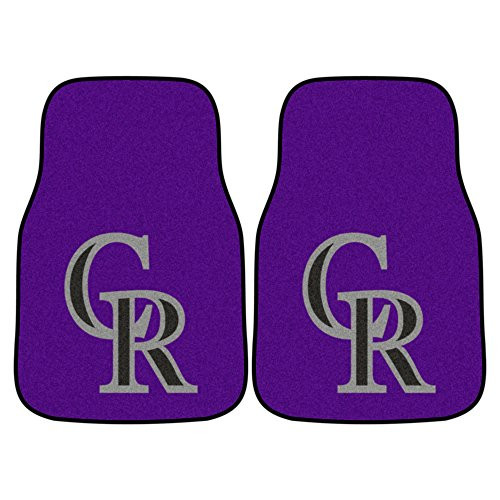 FANMATS MLB Colorado Rockies Nylon Face Carpet Car Mat