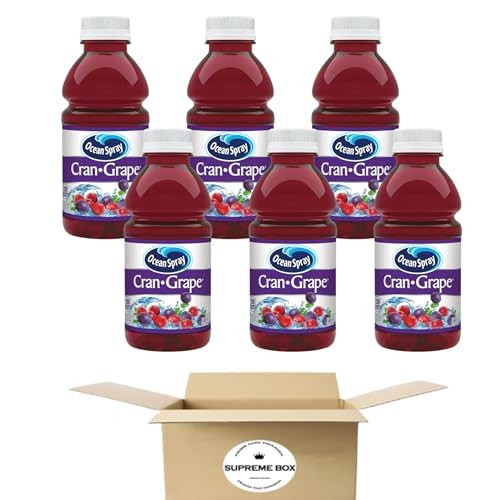 Ocean Spray Juice Drink Cran-grape 10 Ounce Bottle Pack Of 6 (60 oz in total) Ocean Spray Juice Drink Cran-grape 10 Ounce Bottle Pack Of 6 (60 oz in total)