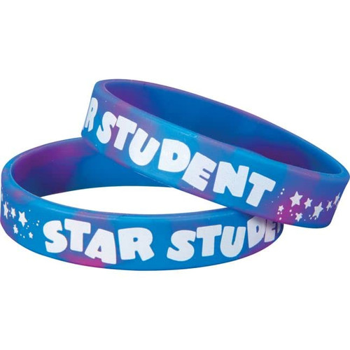 Really Good Stuff Star Student Silicone Bracelets