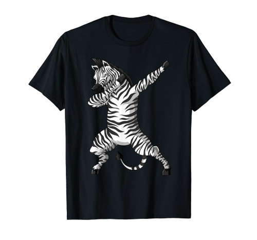 Funny Zebra Dab Dabbing Zoo Africa Safari Animal Lover Gifts T-Shirt