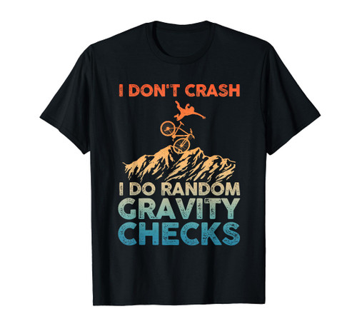 Funny Mountain Bike Art Men Women Mountain Biking Lover MTB T-Shirt