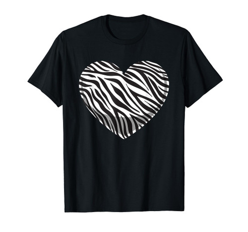 Funny Zebra Print For Girls Women Men Stripes Animal Lovers T-Shirt