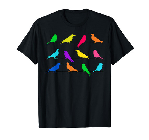 Birding Retro Classic Bird Watcher Watching Gift T-Shirt