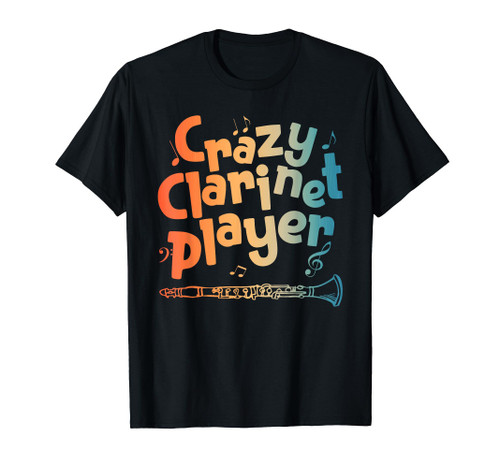 Funny Clarinet Player Art For Men Women Band Geek Jazz Music T-Shirt Funny Clarinet Player Art For Men Women Band Geek Jazz Music T-Shirt