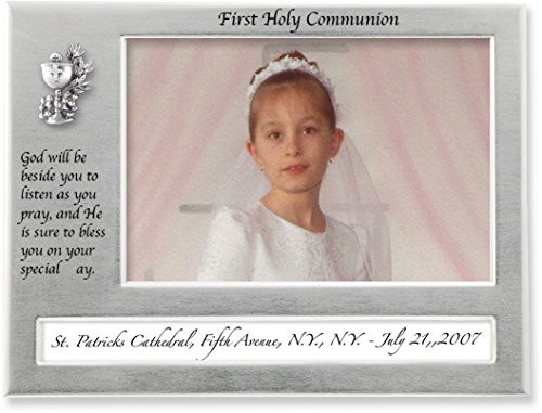 Cathedral Art W401 First Holy Communion Caption Frame, 8 by 6-Inch