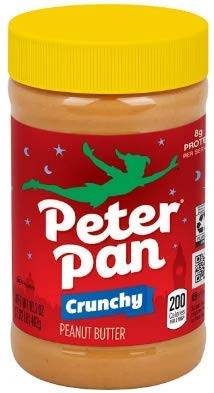 Peter Pan, 100% Natural, Honey Roast Creamy Peanut Butter, 16.3oz Jar (Pack of 3)