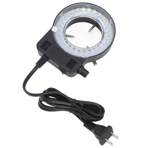 VINGVO Microscope Light Source Brightness Adjustable ABS US Plug 100?240V Microscope Light for Camera