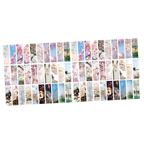 STOBOK 4 Sets Book Marker for Student Magnetic Bookmarks Cherry Blossom Bookmarks Floral Bookmark Flower Book Clips Magnet Bookmarks Cherry Bookmarks Paper Bookmark Cherry Blossoms