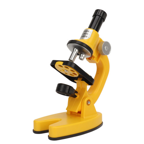 Kids Beginner Microscope Science Kit with 200X-1200X Microscope, Magnification Kids Science Toys with Adjustable LED Light,Microscope Kit for Kids Students Home School Laboratory