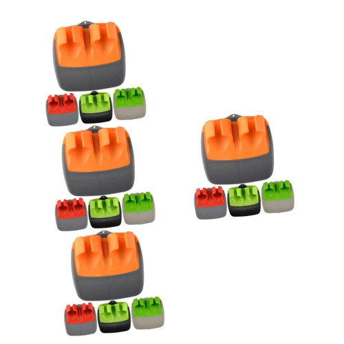 Veemoon 16 Pcs Vegetable Peeler Finger Potato Peelers Cheese Grater Zesting Tool Kitchen Peeler Finger Grips Peelers Finger Peeling Tools Debarking Tool Palm Peeler Tomato Major Metal