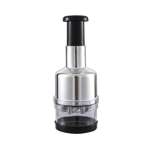 Hand Food Chopper, Stainless Steel Nut Chopper Manual Hand Chopper Onion Press Chopper for Vegetables, Dishwasher Safe Slap Chopper for Garlic Salads