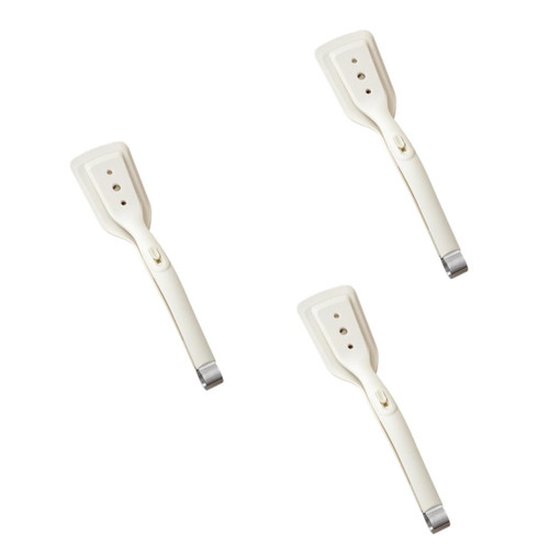 IMIKEYA 3pcs Silicone Fried Fish Clips Kitchen Spatula Tong Steak Spatula Tong Serving Tong Spatula Tongs for Cooking Steak Clamp Cooking Spatula Tong Food Household