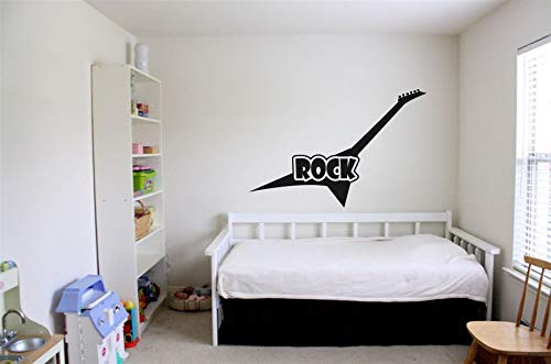 Wall Sticker Guitar Rock Sign Music Electric Singer Band Bar Sign Vinyl Mural Decal Art Decor SA3524 Wall Sticker Guitar Rock Sign Music Electric Singer Band Bar Sign Vinyl Mural Decal Art Decor SA3524
